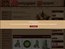 Tablet Screenshot of comment.champignon-magique.com